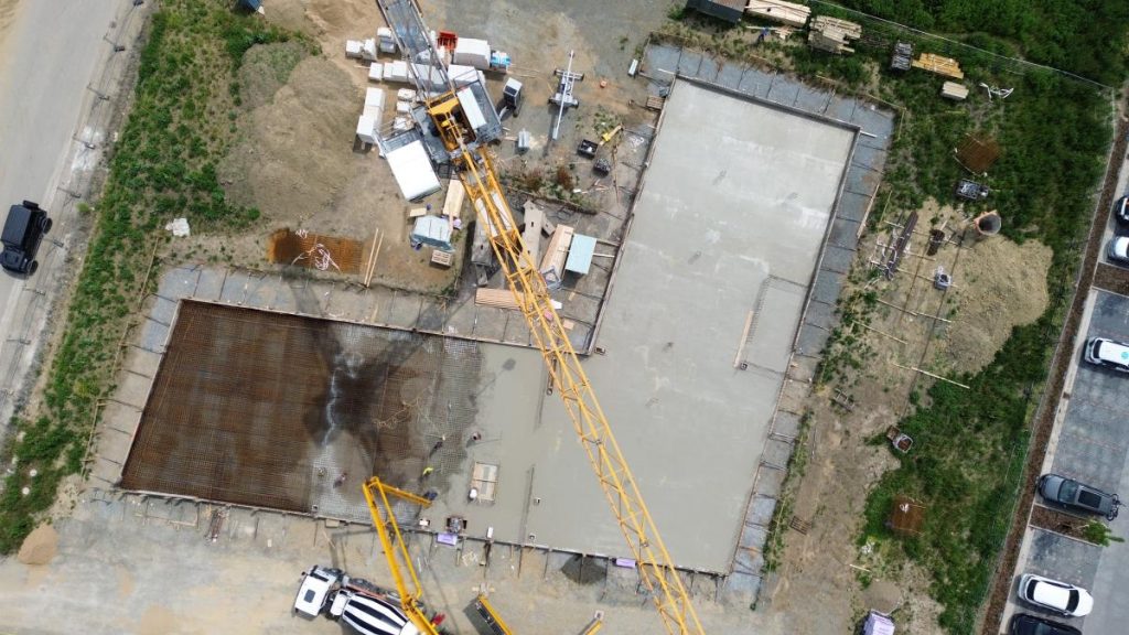Neubau Gesundheitsamt Hildesheim Beton giessen
